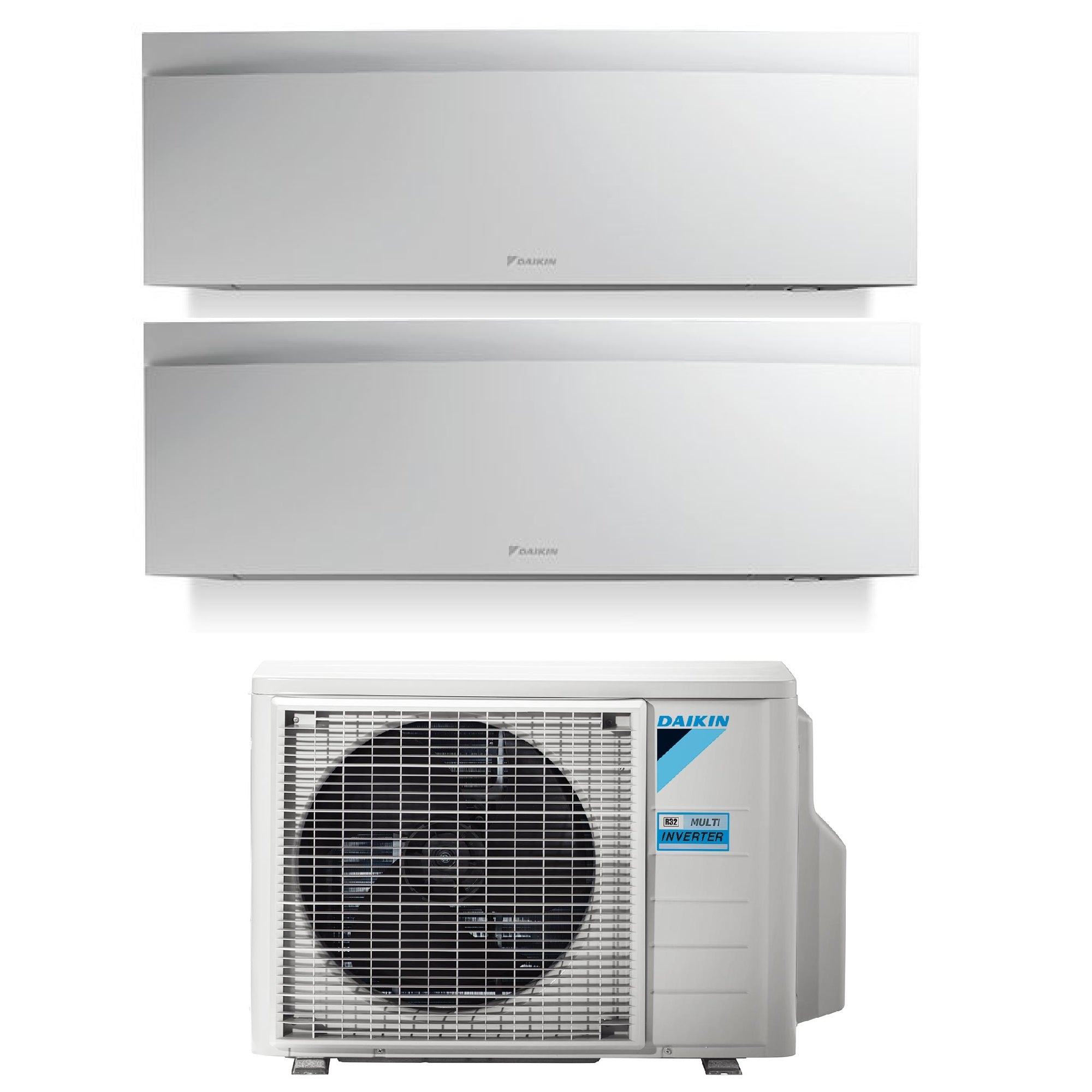 Daikin FTXJ25AW FTXJ35AW 2MXM40A Climatizzatore Dual Split Parete Emura3  Bianco 9+12 R-32 WIFI Alexa Google